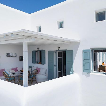 Mykonian Style W Shared Pool Houses & Nighttime Security Guard Ornos  Bagian luar foto